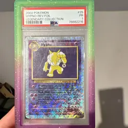 Pokemon TCG Hypno 25/110 Legendary Collection Reverse Holo Rare PSA 1 (2002) - Image 1