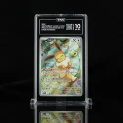 TAG 10 Gem Mint Eevee 173 Prismatic Evolutions ETB Promo Pokemon SVP - Image 1