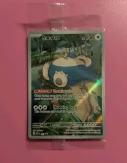 Snorlax SVP 051 Black Star Promo Sealed From Pokemon Scarlet Violet 151 ETB NM - Image 1