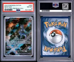 Mewtwo 052 SV Scarlet & Violet Promo Holo English Pokemon 2023 PSA 8 - Image 3