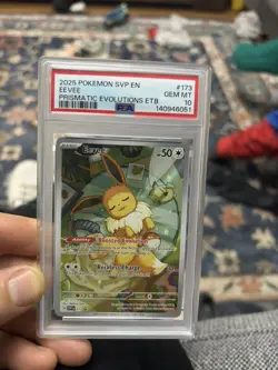 Eevee 173/SVP Black Star PROMO Prismatic Evolutions ETB Pokemon PSA 10 GEM MINT - Image 1