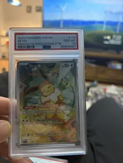 Eevee 173/SVP Black Star PROMO Prismatic Evolutions ETB Pokemon PSA 10 GEM MINT - Image 4