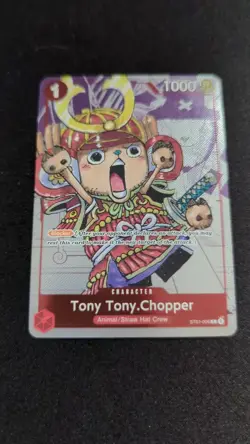 ONE PIECE Card Game - Tony Tony Chopper ST01-006 (25th Anniversary) English NM - Image 2