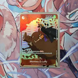 One Piece Monkey D. Luffy Holo Alt Art Rare Promo Gift Collection 2023 P-001 - Image 1