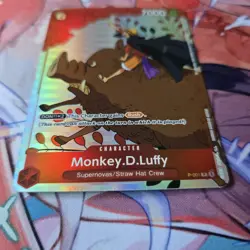 One Piece Monkey D. Luffy Holo Alt Art Rare Promo Gift Collection 2023 P-001 - Image 3