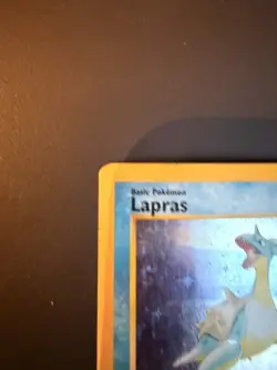 Lapras 10/62 Fossil Holo Rare Vintage Pokemon Card WOTC 1999 MP - Image 5