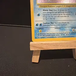 Pokemon TCG Lapras Fossil Holo Rare Card WOTC 10/62 Series LP - Image 4