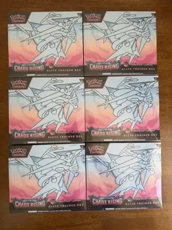6 X Chaos Rising Pokemon Center Elite Trainer Box ETB (Brand New & Sealed)🚚✨ - Image 1