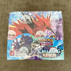 Pokemon TCG Sword & Shield Chilling Reign Sealed Booster Box 2021 - Image 1