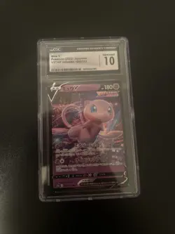 Pokemon Mew v CGC 10 Gem Mint 053/172 Japanese VSTAR Universe S12a 2022 - Image 1