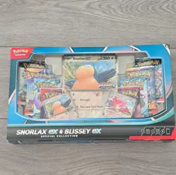 Pokemon TCG Snorlax ex & Blissey ex Special Collection Box Promo English 2024 - Image 1