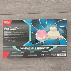 Pokemon TCG Snorlax ex & Blissey ex Special Collection Box Promo English 2024 - Image 2