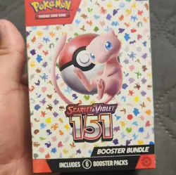 Pokemon TCG Scarlet & Violet—151 Booster Bundle 6 Packs English Mew 2023 - Image 1
