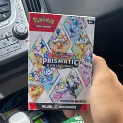 Pokemon TCG Prismatic Evolutions Booster Bundle Box 6 Packs English Eevee - Image 1