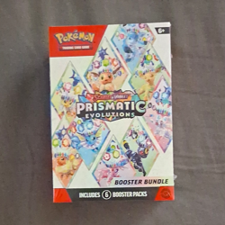 Pokemon TCG Prismatic Evolutions Booster Bundle Box 6 Booster Packs English - Image 1