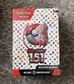 Pokemon TCG Scarlet & Violet 151 Booster Bundle Box 6 Packs English 2023 Mew - Image 1