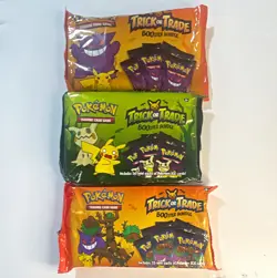 3x Pokemon TCG Trick or Trade Booster Bundle Mini Packs English 2022, 2023, 2024 - Image 1
