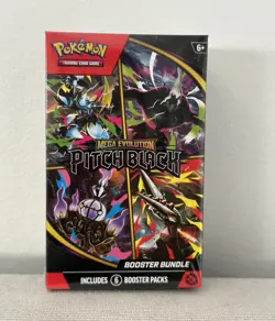 Pokemon TCG Mega Evolution—Pitch Black Booster Bundle 6 Packs English - Image 1