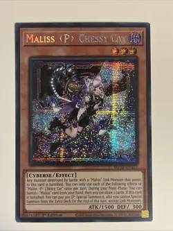 Yu-Gi-Oh! Maliss P Chessy Cat - MP25-EN123 - Prismatic Secret Rare - Image 1