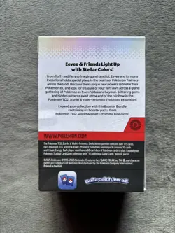 Pokemon TCG Prismatic Evolutions Booster Bundle 6 Packs Sealed Box Damage - Image 2