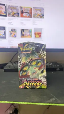 Pokemon TCG Sword & Shield Vivid Voltage Booster Box English 2020 - Sealed - Image 2
