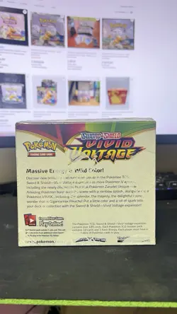 Pokemon TCG Sword & Shield Vivid Voltage Booster Box English 2020 - Sealed - Image 3