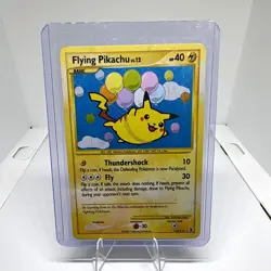 Pokemon TCG Flying Pikachu 113/111 Rising Rivals Holo Secret Rare 40 HP EN - Image 1