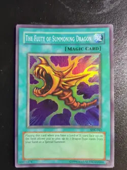 The Flute of Summoning Dragon SDK-042 Starter Deck: Kaiba Unlimited|Unlimited... - Image 1