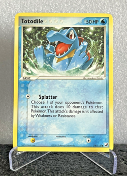 Totodile 78/115 EX Unseen Forces Non-Holo Pokemon TCG 2005 NM Common - Image 1