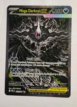 Nintendo Pokemon TCG Mega Darkrai EX Holo Rare 280 HP Card 116/084 PBL English - Image 1