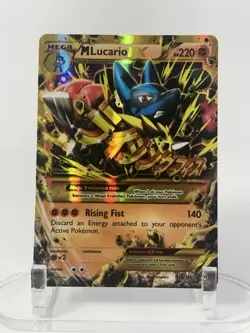 Pokemon TCG M Lucario EX 113/111 XY Secret Rare Furious Fists - Image 1