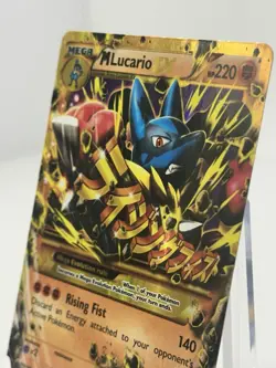 Pokemon TCG M Lucario EX 113/111 XY Secret Rare Furious Fists - Image 2