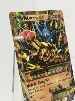 Pokemon TCG M Lucario EX 113/111 XY Secret Rare Furious Fists - Image 3