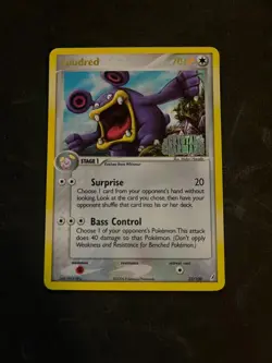 Loudred 23/100 Rare Crystal Guardians Pokemon Reverse Holo Moderately Played - Image 1