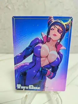 Yuri Han Trading Card Waifu Goddess Story Anime Girl Holo Card Manga Full Art - Image 1