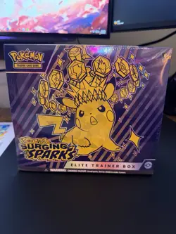 Pokemon TCG Surging Sparks Elite Trainer Box ETB NEW SEALED - Image 1