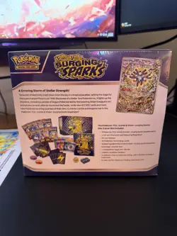 Pokemon TCG Surging Sparks Elite Trainer Box ETB NEW SEALED - Image 3