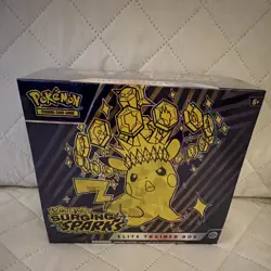 Pokemon TCG Scarlet & Violet Surging Sparks ETB Elite Trainer Box - New Sealed - Image 1