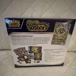 Pokemon TCG Scarlet & Violet Surging Sparks ETB Elite Trainer Box - New Sealed - Image 2
