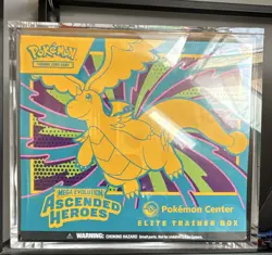 Pokemon Center Mega Evolution Ascended Heroes Elite Trainer Box with acrylic box - Image 1