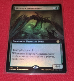 Magic the Gathering Bloated Contaminator Extended Foil Phyrexia All Will Be One - Image 1
