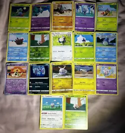 Pokemon TCG Asako Ito Illustrator Bundle 17x Unique English Cards Inc Snorlax NM - Image 1