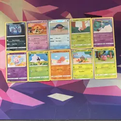 Pokemon TCG Asako Ito Illustrator Bundle Artist Collection Crochet Card X10 - Image 1