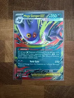 Mega Gengar ex - 056/094 Phantasmal Flames - NM - IN HAND - Pokemon TCG - Image 1