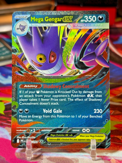 Pokemon TCG Phantasmal Flames MEGA GENGAR ex 056/094 - Image 1