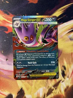 Pokemon TCG Mega Gengar EX 056/094 Phantasmal Flames Near Mint - Image 1
