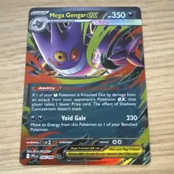 Pokemon TCG Mega Gengar EX Full Art Holo 056/094 Phantasmal Flames 350HP Eng - Image 1