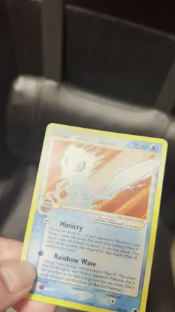 Pokemon Mew Gold Star Delta Species EX Dragon Frontiers Holo Card 101/101 - Image 2
