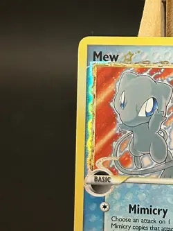 Pokemon Mew Gold Star Delta Species EX Dragon Frontiers Holo Card 101/101 - Image 5