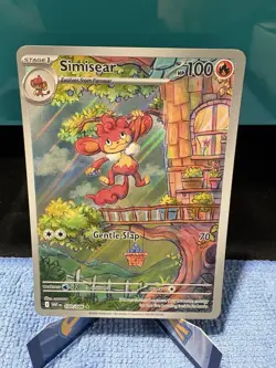 Simisear 100/086 IR WHT EN Pokemon TCG SV: White Flare Illustration Holo NM - Image 1